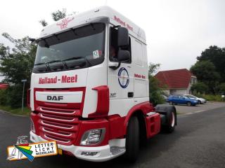 Voertuigreclame vrachtwagen Transportbedrijf Daf XF.